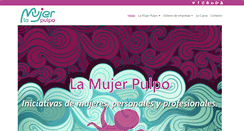 Desktop Screenshot of lamujerpulpo.com